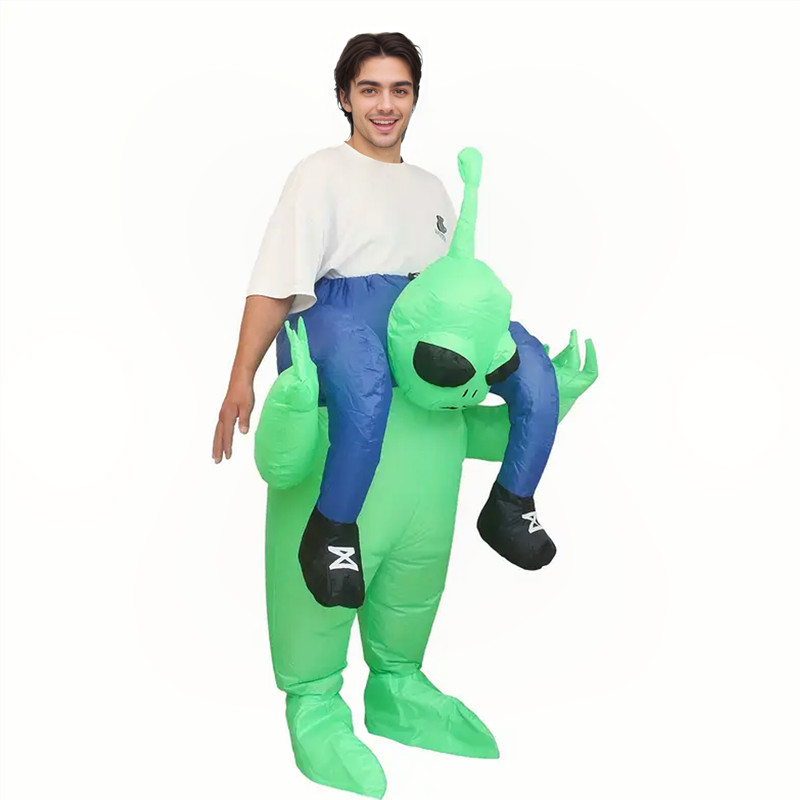 Inflatable Dinosaur Costume Adult - زي كائن فضائي قابل للنفخ ممتع