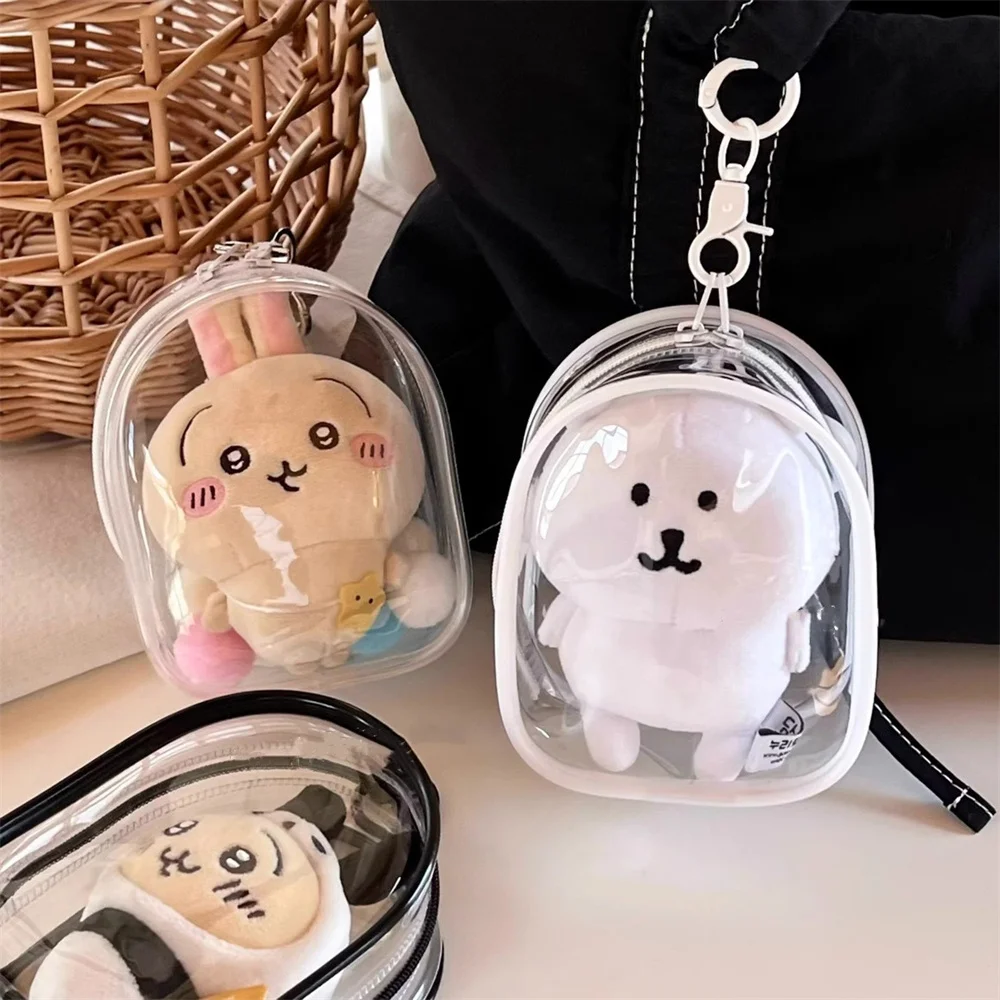 Novelty Gifts - حقيبة تخزين جديدة محمولة شفافة بسحاب،