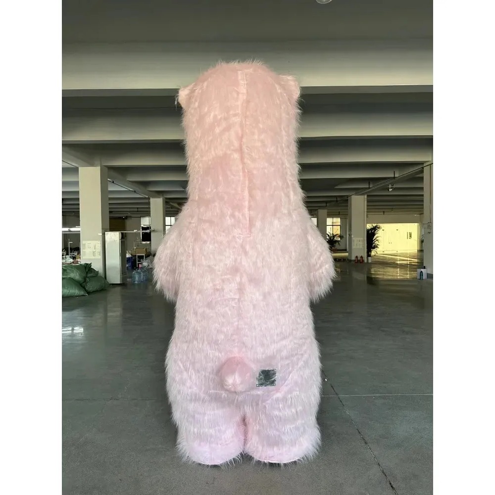 زي دمية دب وردي قابل للنفخ، من - مراجعة Costumes وسعره