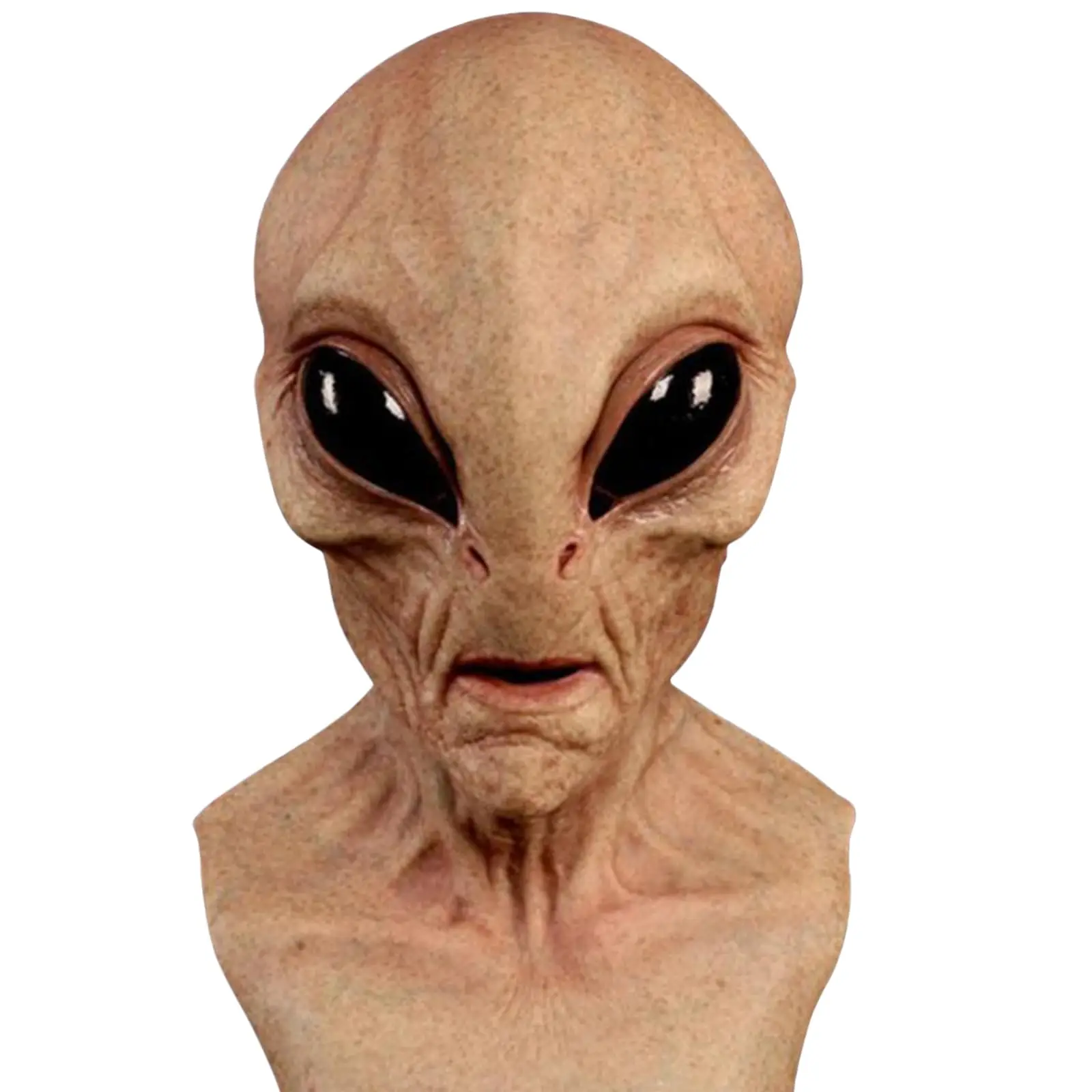 قناع هالوين على شكل كائن فضائي - مراجعة Latex Alien Mask Realistic وسعره
