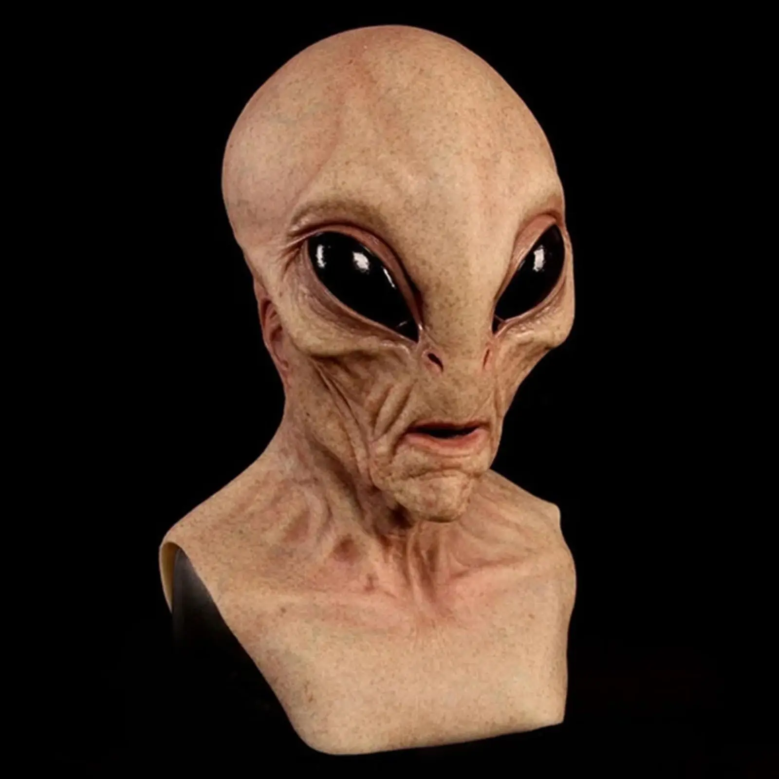 قناع هالوين على شكل كائن فضائي - مراجعة Latex Alien Mask Realistic وسعره
