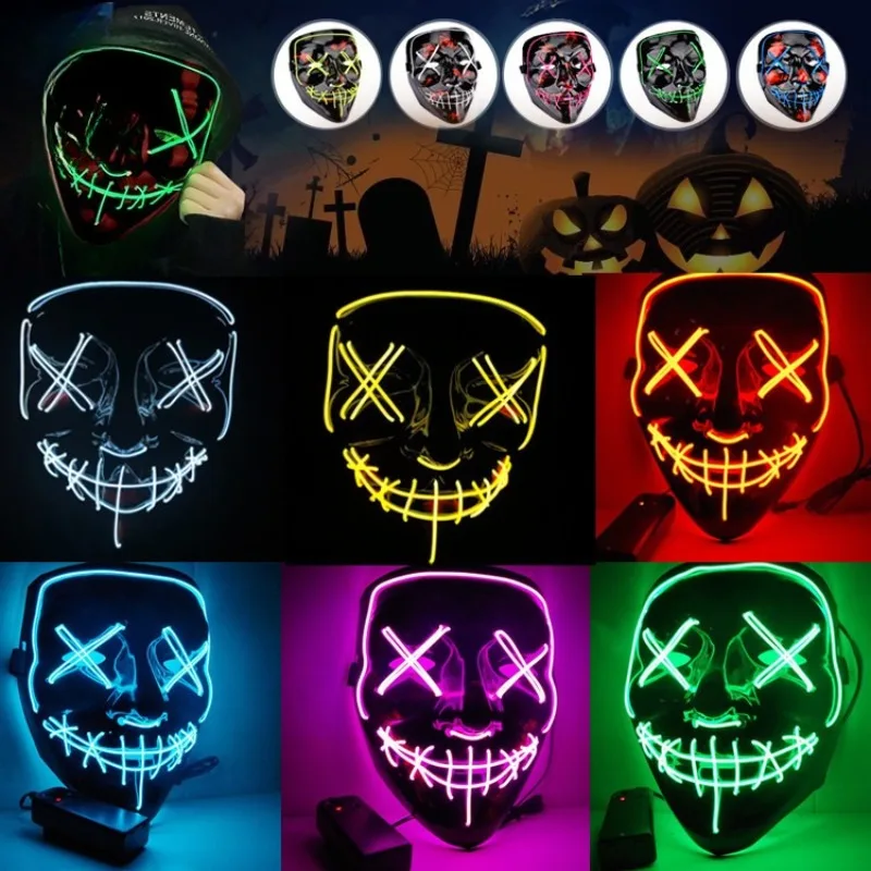 مستلزمات حفلات الهالوين 2026،  - مراجعة Led Purge Mask Halloween وسعره