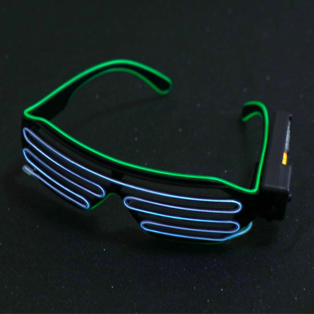 نظارات LED لاسلكية مضيئة أنيقة - مراجعة Glow In The Dark Party Glasses وسعره